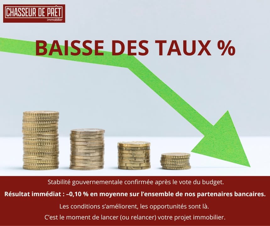 Baisse des taux en février !