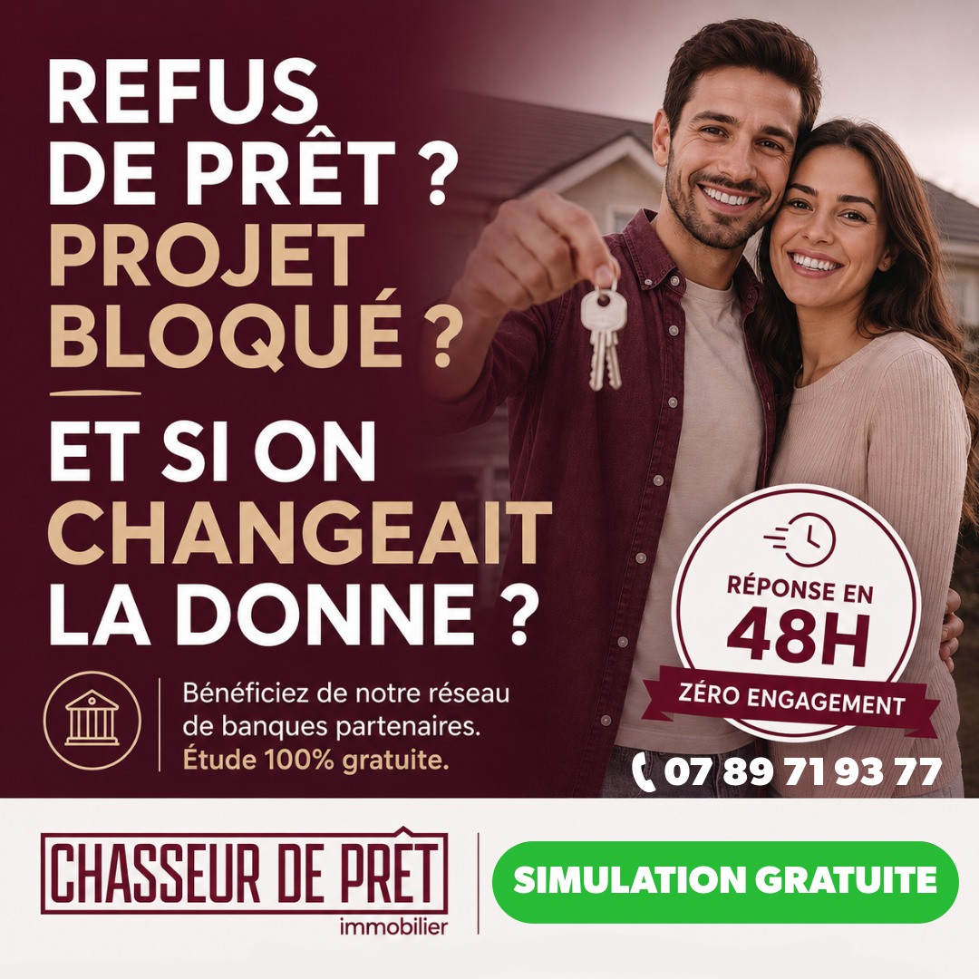 🏡 Refus de prêt ? Projet immobilier bloqué ? Ne baissez pas les bras.